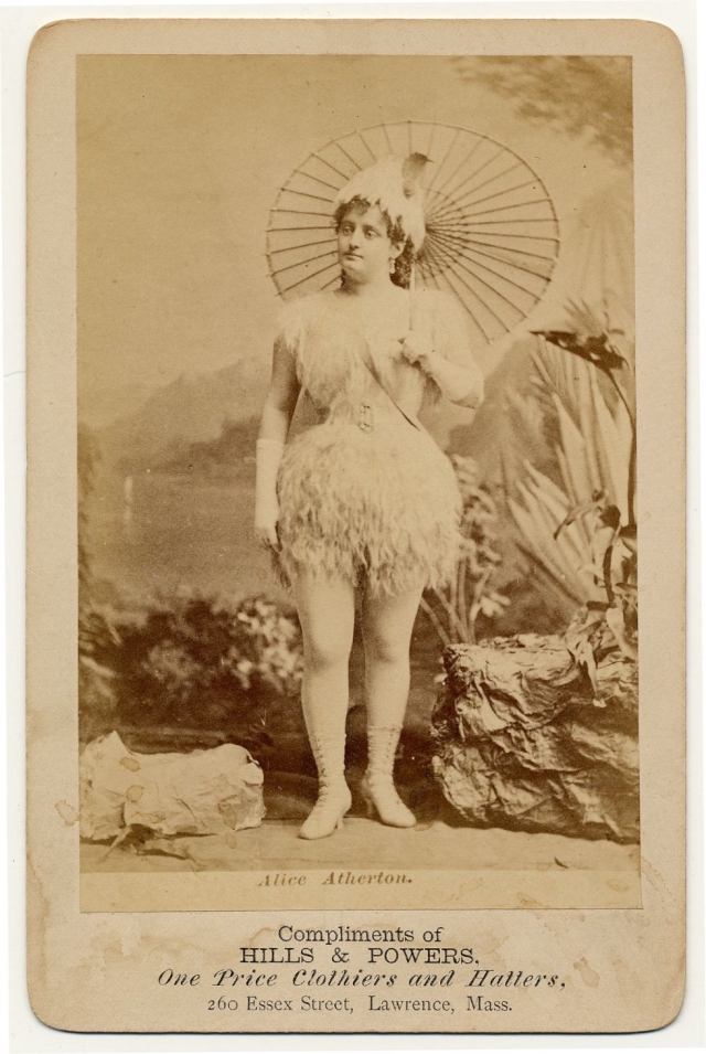 Викторианский портрет: Бурлеск-танцовщицы. Год 1890