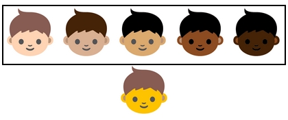 Смайлики Emoji стали расово разнообразными – от африканцев, до азиатов