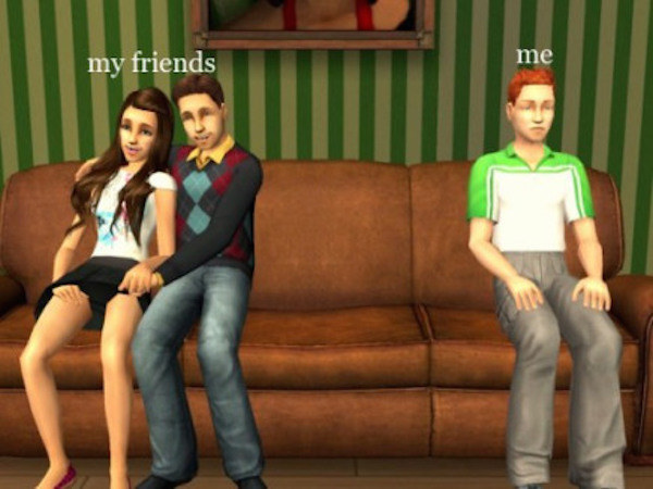 Реакции Sims